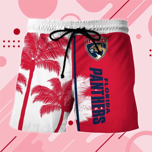 Florida Panthers Custom NHL Men s Short Sleeve Hawaii Shirt – T-34866