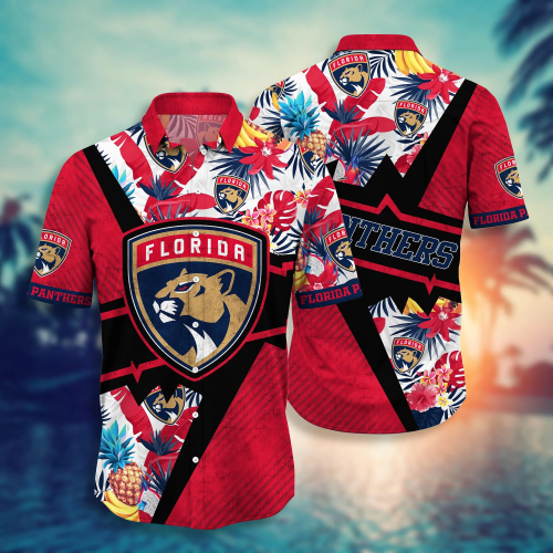 Florida Panthers Flower Hawaii Shirt & Tshirt for Fans Summer Football NA48539
