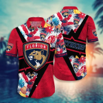 Florida Panthers Flower Hawaii Shirt & Tshirt for Fans Summer Football NA48539