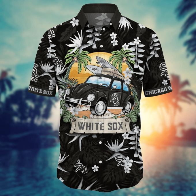 Chicago White Sox MLB Flower Shirt – Perfect Summer Gear for Fans!