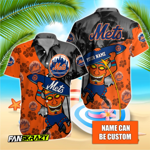 Authentic New York Mets MLB Hawaiian Shirt – Custom T-38175