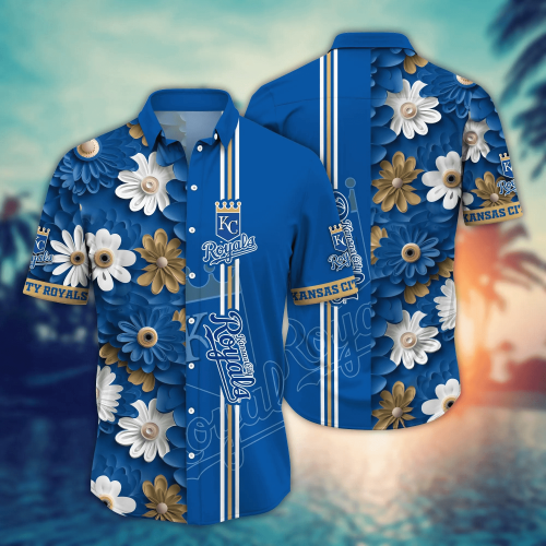 Kansas City Royals MLB Flower Hawaii Shirt & Tshirt - Summer Football Fan Gift