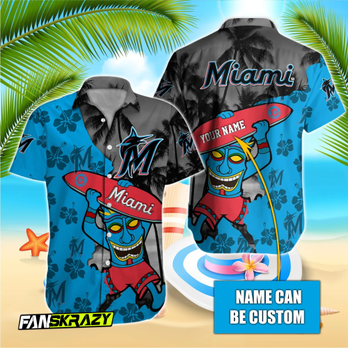Authentic Miami Marlins MLB Hawaiian Shirt – Custom T-38175