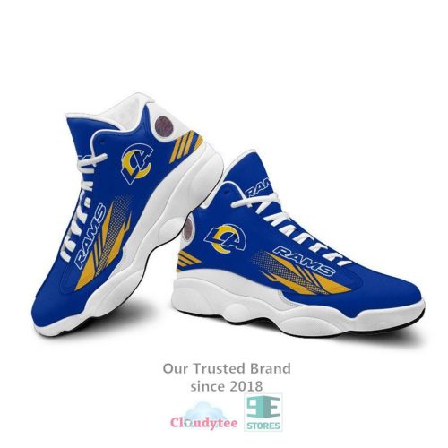 NFL Los Angeles Rams Blue Limited Edition Air Jordan 13 Shoes