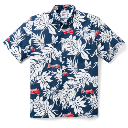 Atlanta Braves Logo Aloha MLB Premium Hawaiian Shirt – Ideal Gift for Sports Fans