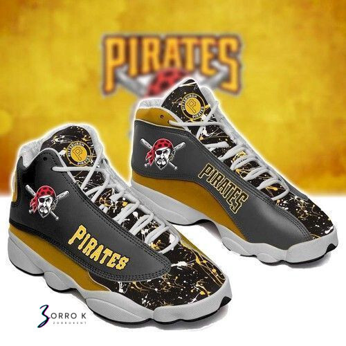 MLB Pittsburgh Pirates Air Jordan 13 Shoes V2- Unisex Shoes Gift