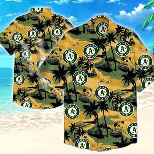Official Oakland Athletics Hawaiian Shirt – MLB Fan Apparel