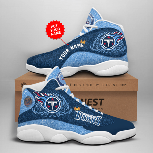 Tennessee Titans Air Jordan 13 Sneaker Custom For Fans Gift