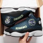 Seattle Seahawks Air Jordan 13 Sneaker Custom For Fans Gift