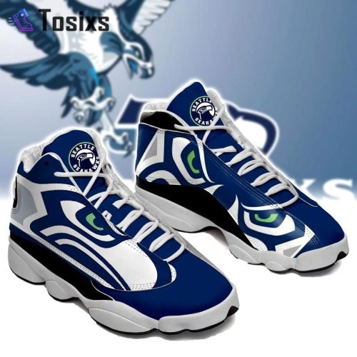 Seattle Seahawks Air Jordan 13 Sneaker Custom For Fans Gift