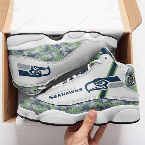 Seattle Seahawks Air Jordan 13 Sneaker Custom For Fans Gift