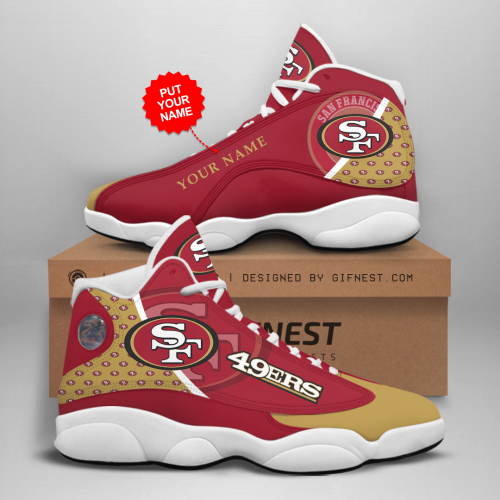San Francisco 49Ers Air Jordan 13 Sneaker Custom For Fans Gift
