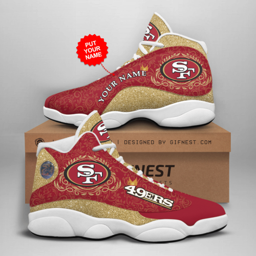 San Francisco 49Ers Air Jordan 13 Sneaker Custom For Fans Gift