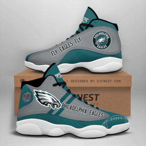 Philadelphia Eagles Air Jordan 13 Sneaker Custom For Fans Gift