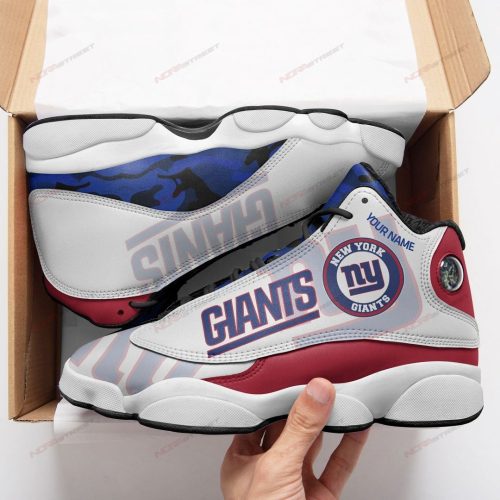 New York Giants Air Jordan 13 Sneaker Custom For Fans Gift