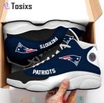 New England Patriots Air Jordan 13 Sneaker Custom For Fans Gift