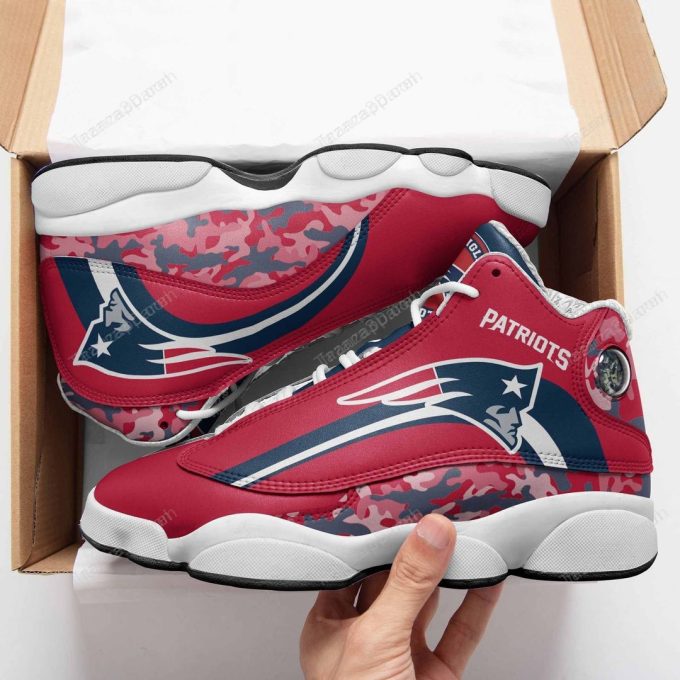 New England Patriots Air Jordan 13 Sneaker Custom For Fans Gift