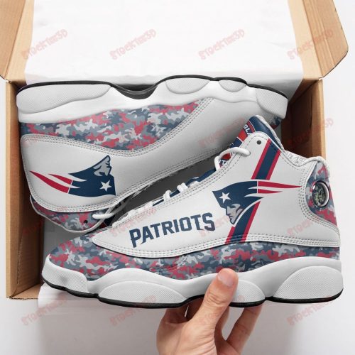 New England Patriots Air Jordan 13 Sneaker Custom For Fans Gift