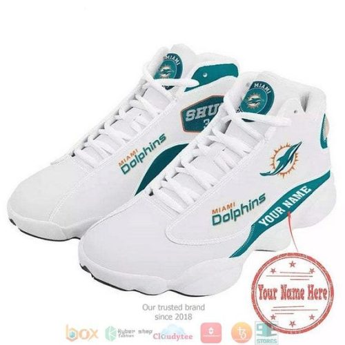 Miami Dolphins Air Jordan 13 Sneaker Custom For Fans Gift