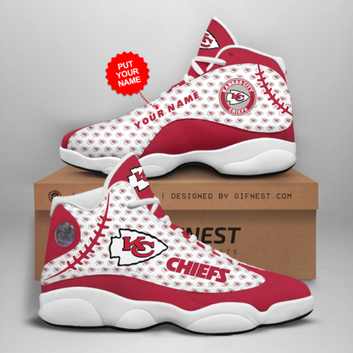 Kansas City Chiefs NFL Air Jordan 13 Sneaker Custom For Fans Gift
