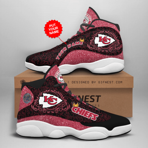 Kansas City Chiefs NFL Air Jordan 13 Sneaker Custom For Fans Gift