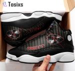 Kansas City Chiefs Black Air Jordan 13 Sneaker Custom For Fans Gift