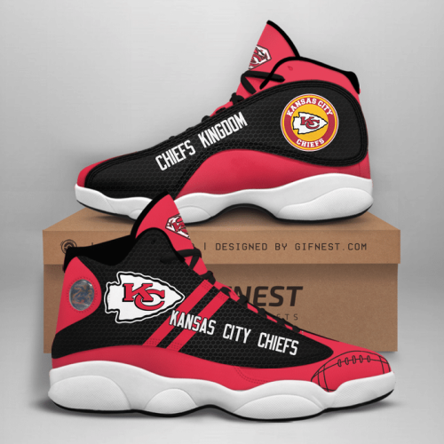Kansas City Chiefs NFL Air Jordan 13 Sneaker Custom For Fans Gift
