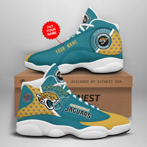 Jacksonville Jaguars Air Jordan 13 Sneaker Custom For Fans Gift