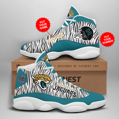 Jacksonville Jaguars NFL Air Jordan 13 Sneaker Custom For Fans Gift