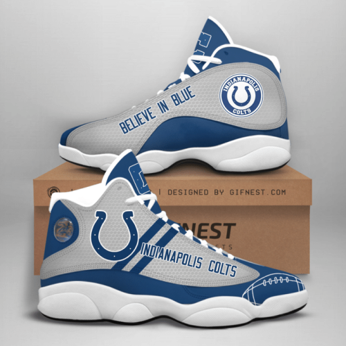 Indianapolis Colts Air Jordan 13 Sneaker Custom For Fans Gift