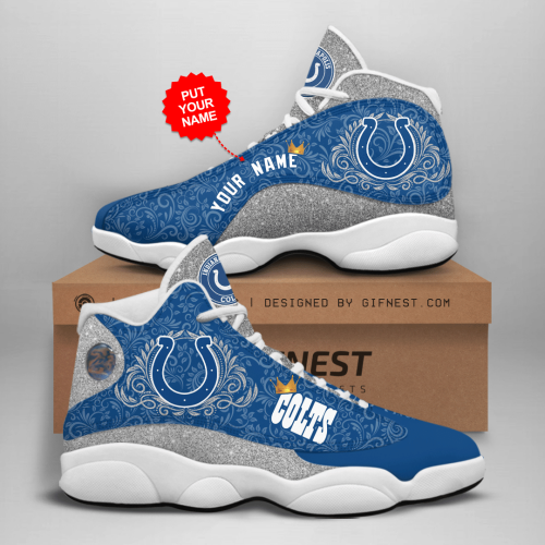 Indianapolis Colts Air Jordan 13 Sneaker Custom For Fans Gift