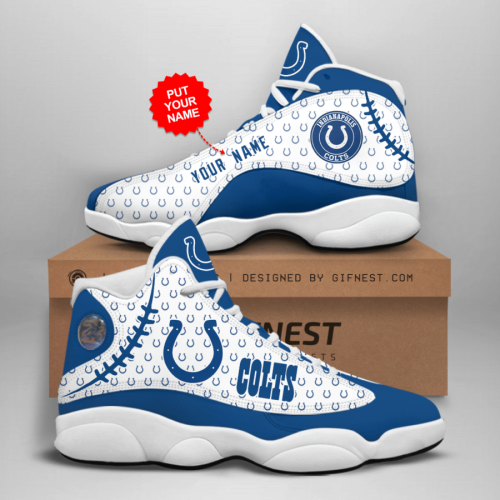 Indianapolis Colts Air Jordan 13 Sneaker Custom For Fans Gift