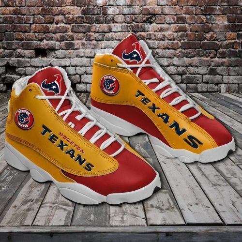 Houston Texans Air Jordan 13 Sneaker Custom For Fans Gift