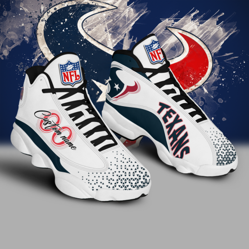 Houston Texans Air Jordan 13 Sneaker Custom For Fans Gift