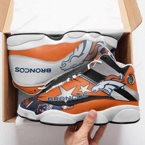 Denver Broncos Air Jordan 13 Sneaker Custom For Fans Gift