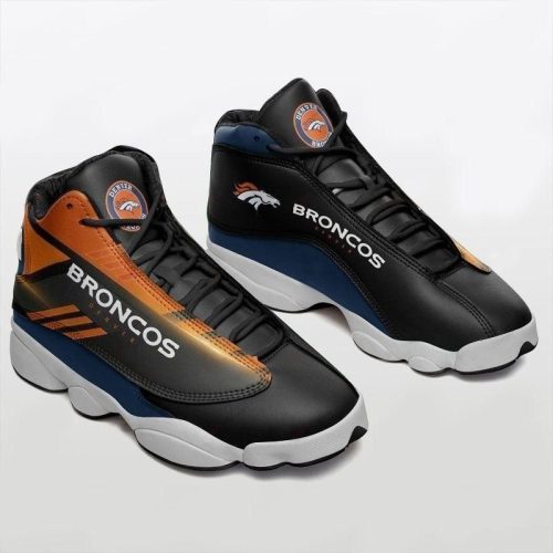 Denver Broncos Air Jordan 13 Sneaker Custom For Fans Gift