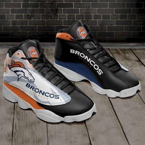 Denver Broncos Air Jordan 13 Sneaker Custom For Fans Gift