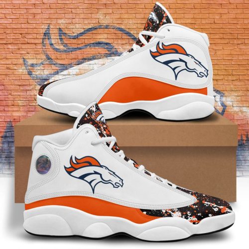 Denver Broncos Air Jordan 13 Sneaker Custom For Fans Gift