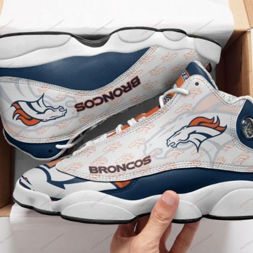 Denver Broncos Air Jordan 13 Sneaker Custom For Fans Gift