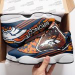 Denver Broncos Air Jordan 13 Sneaker Custom For Fans Gift