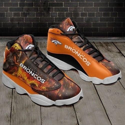 Denver Broncos Air Jordan 13 Sneaker Custom For Fans Gift
