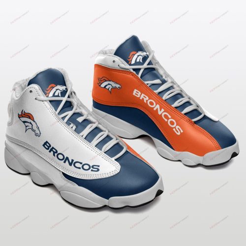 Denver Broncos Air Jordan 13 Sneaker Custom For Fans Gift