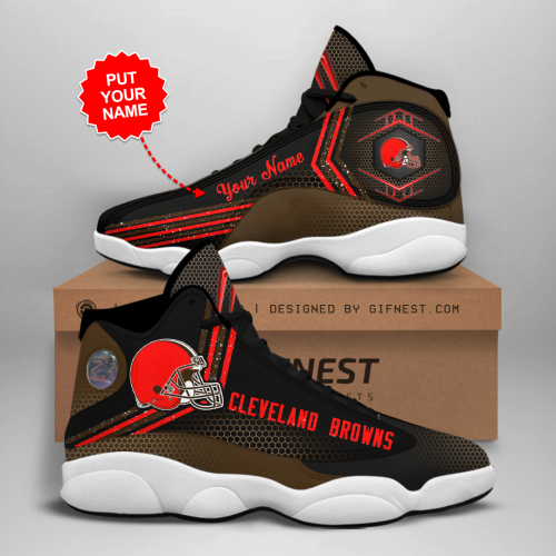 Cleveland Browns Air Jordan 13 Sneaker Custom For Fans Gift