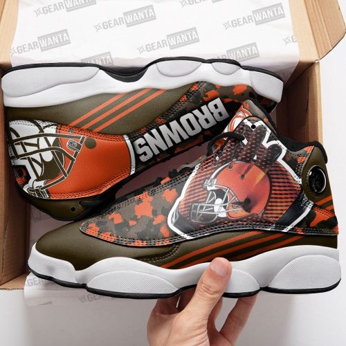 Cleveland Browns Air Jordan 13 Sneaker Custom For Fans Gift