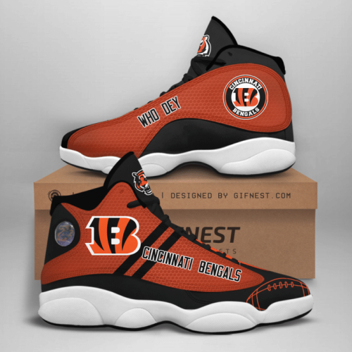 Cincinnati Bengals Air Jordan 13 Sneaker Custom For Fans Gift