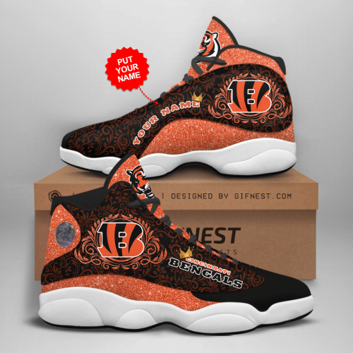 Cincinnati Bengals Air Jordan 13 Sneaker Custom For Fans Gift