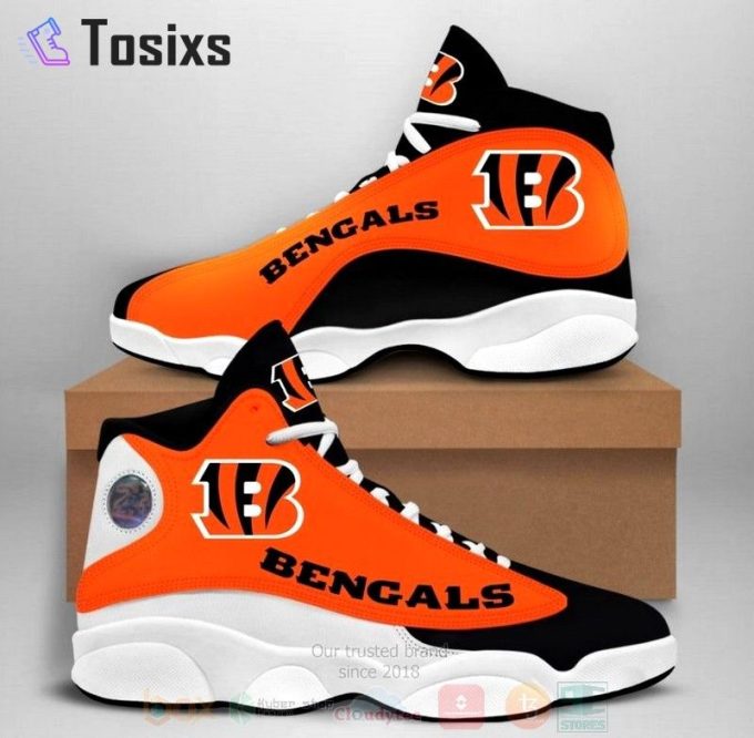 Cincinnati Bengals Air Jordan 13 Sneaker Custom For Fans Gift