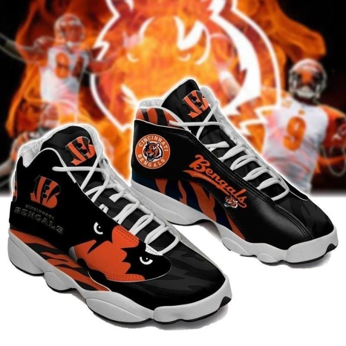 Cincinnati Bengals Air Jordan 13 Sneaker Custom For Fans Gift