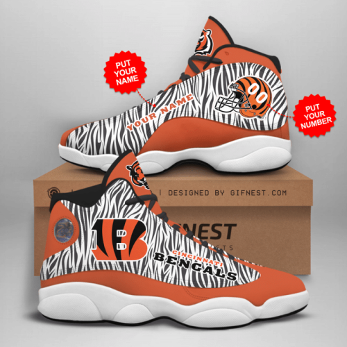 Cincinnati Bengals Air Jordan 13 Sneaker Custom For Fans Gift