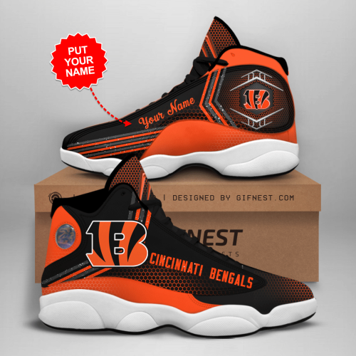 Cincinnati Bengals Air Jordan 13 Sneaker Custom For Fans Gift